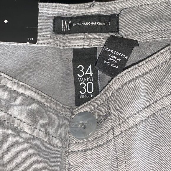 NWT MEN’S 34x30 INC CONCEPTS CARGO -STYLE PANTS - Picture 3 of 5